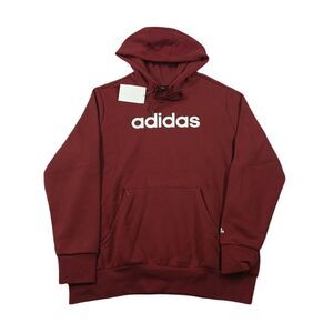 Adidas Logo-Print Fleece Hoodie Womens‎ 1X Plus Size Red Trendy Pullover $65